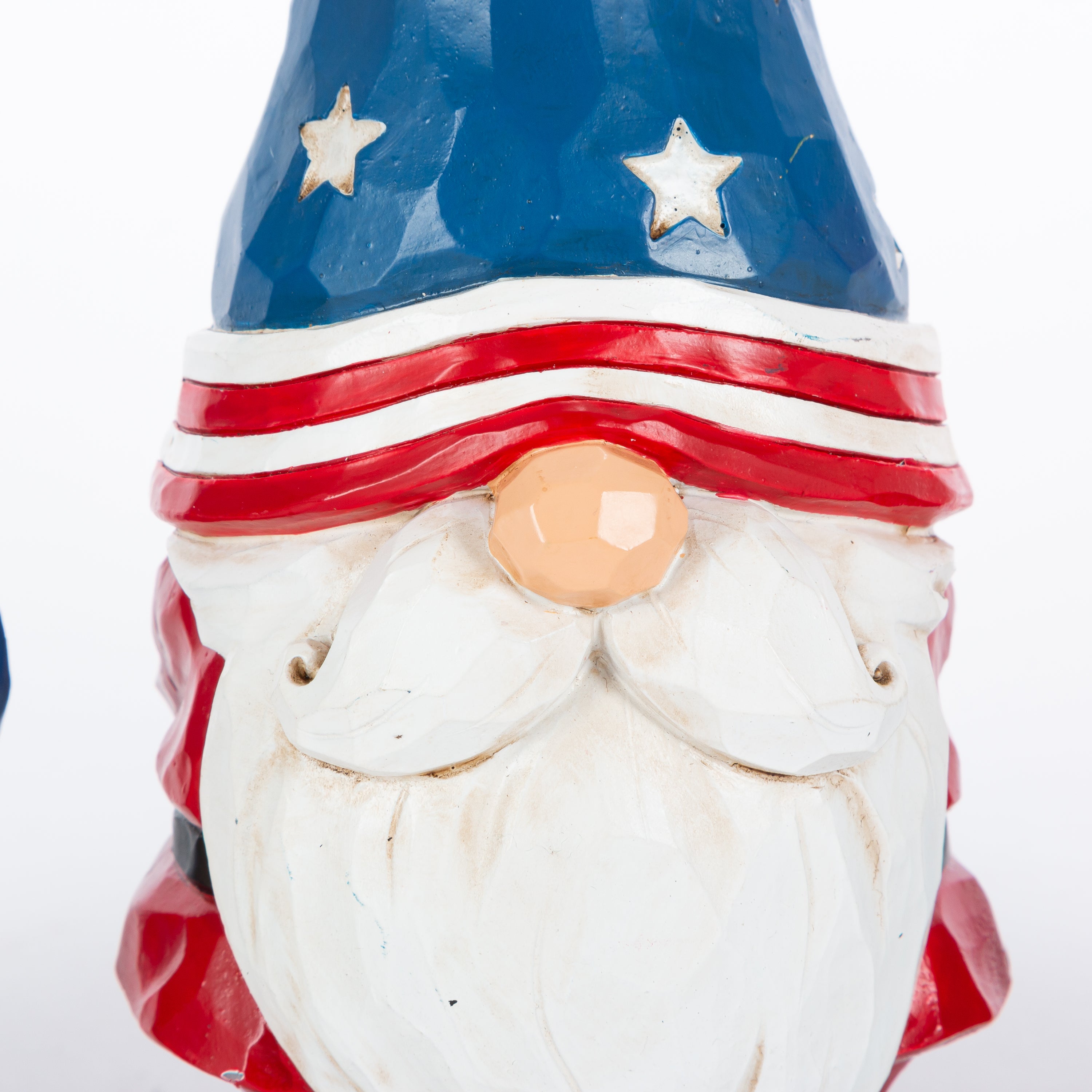 6.3 in. Resin Americana Gnome Figurines, set of 3